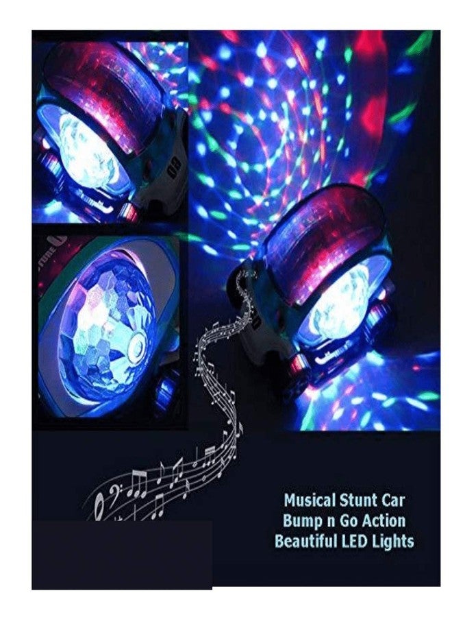 فيكريدا لعبة سيارة فيكريدا الدوارة للأطفال - حركة الاصطدام والانطلاق مع أضواء رباعية الأبعاد وموسيقى - متعددة الألوان (سيارة موسيقية حركات بهلوانية) - Image 3